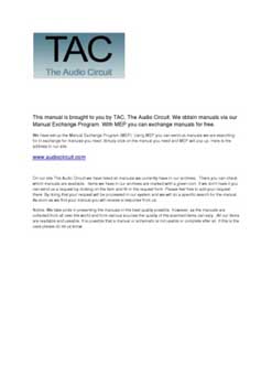 Bang and Olufsen Beocenter 3500 owners manual PDF